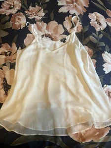 Torrid Top Tanktop Sophie Weiß Größe 0 - Bild 1 von 6