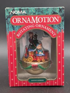 Vintage Noma Ornamotion Parachuting Santa Rotating Christmas Ornament 1989 - Bild 1 von 8