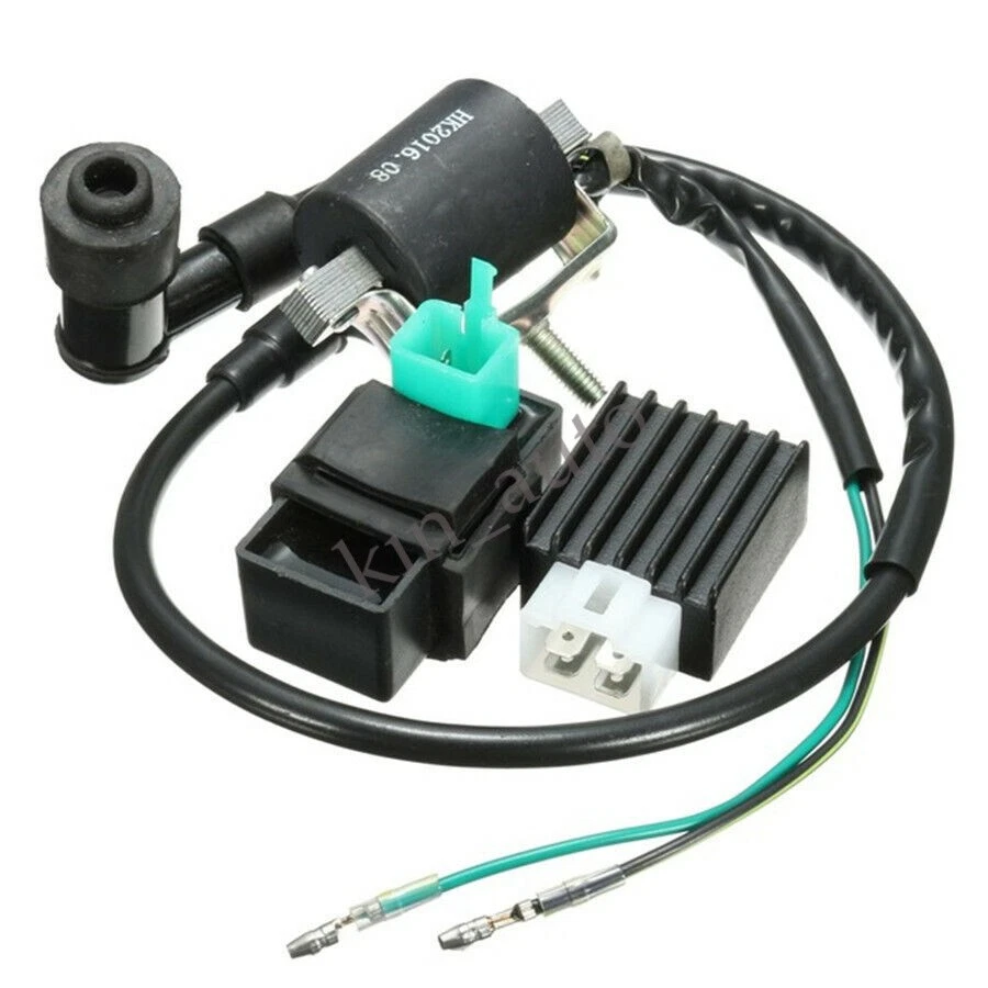 Ignition Coil CDI Box Rectifier Regulator For Motorcycle Scooter Pit Dirt Bike - Image 1 of 4