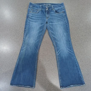 American Eagle Artist Stretch Women's Jeans Size 12 Regular Medium Wash AE - Picture 1 of 21