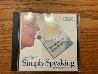 IBM  Voice Type Simply Speaking  Vintage Software For Windows 95 - Image 1 of 4