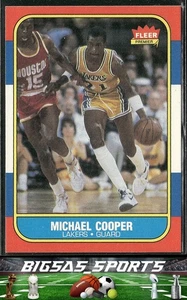 Michael Cooper 1986-87 Fleer #17 Los Angeles Lakers - Picture 1 of 2