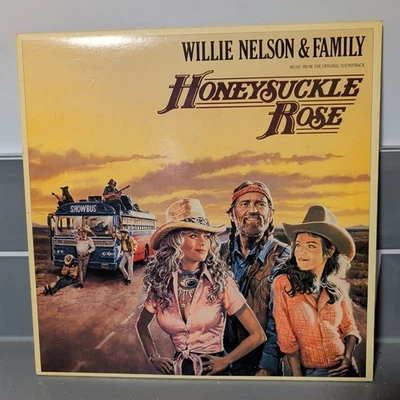 WILLIE NELSON & FAMILY - HONEYSUCKLE ROSE 1980 UK 2 x LP CBS 22080 EX/VG+ - Image 1 of 4