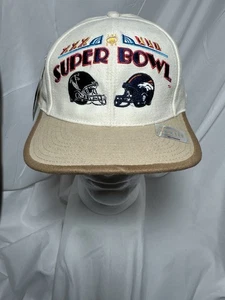 Vintage Denver Broncos Atlanta Falcons Mütze Druckknopflasche NFL Football Super Bowl - Bild 1 von 6