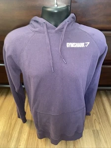 Gymshark Purple Womens L Fleece Athletic Activewear Training Gym Pullover Hoodie - Picture 1 of 6