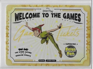 2024 Disney All Star Sports Card Fun Welcome To The Games Gold Peter Pan - Picture 1 of 2