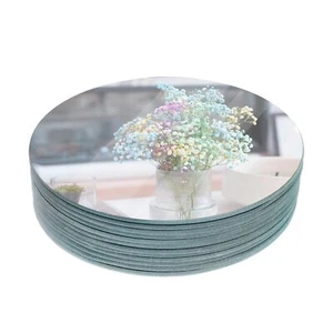 12 Pack 8" Round Mirror Table Centerpiece, 3.8mm Thickness, Circle Mirror Can... - Picture 1 of 7