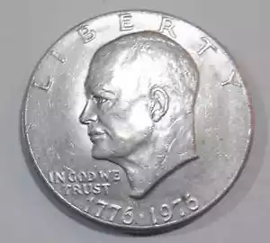 1976 P Type 1 "Ike" Eisenhower Bicentennial Dollar BU - Picture 1 of 2