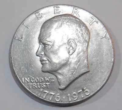 1976 P Tipo 1 "Ike" Eisenhower dólar bicentenário BU - Imagem 1 de 2