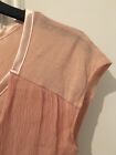 Vintage Pe:tite Pink Layered Wrap Top - Size Small