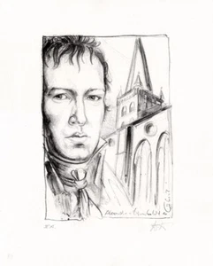Andreas Noßmann - "Alexander von Humboldt zu Lübeck" - Original Lithografie 2011 - Picture 1 of 1