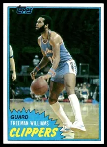 1981-82 Topps Freeman Williams San Diego Clippers #W95 - Foto 1 di 2