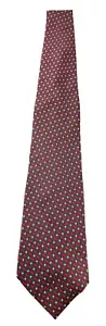 Corbata Ralph Lauren para hombre etiqueta verde 100 % seda roja - Imagen 1 de 4