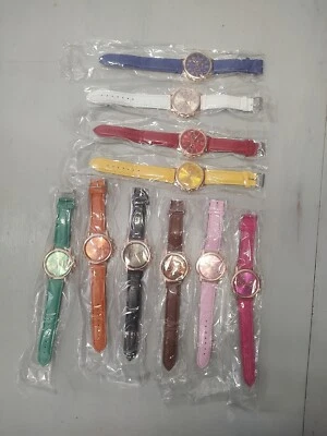 Reloj mujer geneva tono oro platino. (Juego de 10) Foto 1 de 4