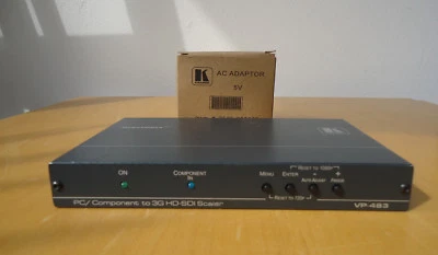 KRAMER VP-483 Computer Graphics Video & Stereo Audio to 3G HD-SDI Digital Scaler - Image 1 of 4