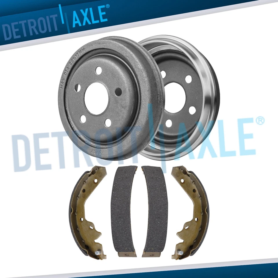Rear Brake Drums and Shoes for Chrysler Lebaron Dodge Charger Neon Aries Horizon - Image 1 of 4