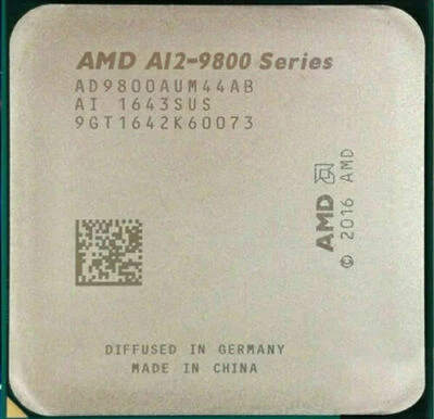 AMD A12-Series A12-9800 AD9800AUM44AB 3.8GHz 4-Core Socket AM4 65W CPU Processor - Image 1 of 4