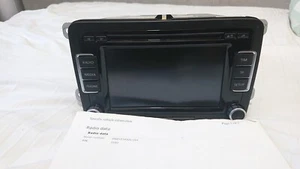 VOLKSWAGEN RCD-510 RADIO CD PLAYER MULTIMEDIA HEAD UNIT 3C8035195G **WITH CODE** - Picture 1 of 4