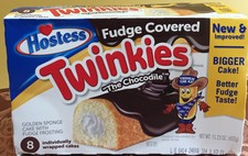 Hostess Twinkies Fudge Covered The Chocodile Bigger Cake Better Fudge 8 Per Box