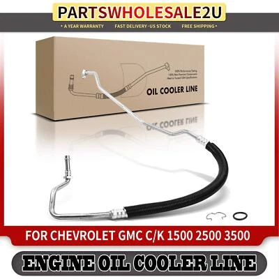 Engine Oil Cooler Hose Assembly for Chevrolet C1500 Suburban C2500 GMC C3500HD - Image 1 of 4