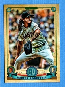 Topps Gypsy Queen Bazooka Back #61 2019 Dereck Rodriguez Giants - Imagen 1 de 2
