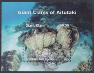 Aitutaki (2023) Giant Clams - S/S, MNH - Picture 1 of 1