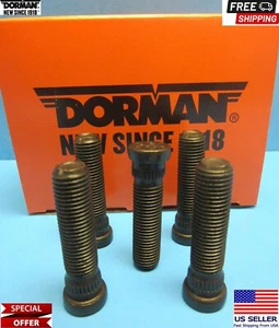 5 Wheel Lug Studs Front/Rear Replaces Chevrolet OEM # 6102591 Camero Corvette, - Picture 1 of 8