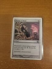 MAGIC THE GATHERING UNCOMMON 8TH EDITION THRONE OF BONE MODERATELY PLAYED