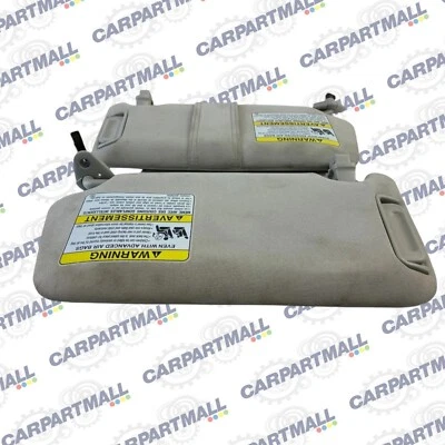 2010-2014 Subaru Legacy Left & Right Sunvisor Sun Visor Shade Set Pair Assy OEM - Image 1 of 4