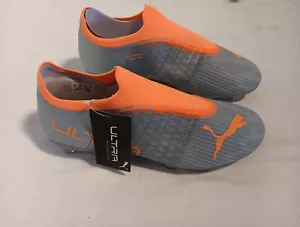 Puma Ultra. Jr Diamond Silver Orange Soccer Cleat Shoes. 106738-01. Size 6C. New - Picture 1 of 8