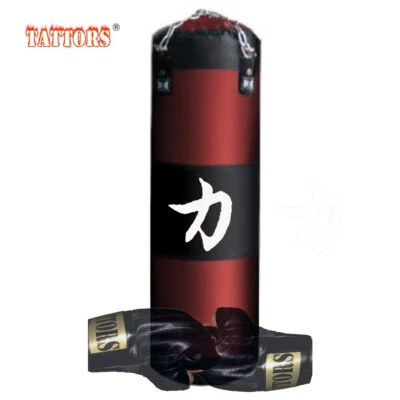 Design Sandsack Boxsack- POWER UFC MMA original 120cm mit HALTERUNG + HANDSCHUHE