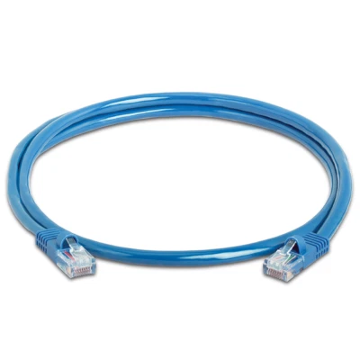 CAT5 Cable Ethernet Lan CAT5e RJ45 Network Patch Cord Internet Router BLUE 3FT - Image 1 of 3