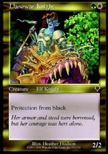 Llanowar Knight FOIL Invasion Near Mint MTG Magic DNA GAMES
