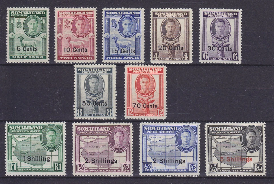 SOMALILAND 1942, SG 105-116, MNH - Image 1 of 1