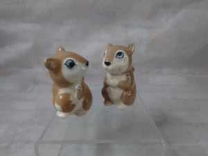 Pair Of Chipmunks Szeiler Figurine Ornament - Picture 1 of 5