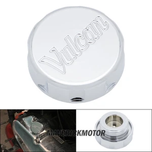 FIT KAWASAKI VULCAN VN 500 750 800 900 1500 1600 1700 2000 CHROME ENGINE OIL CAP - Foto 1 di 6