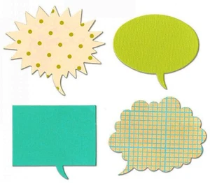 Sizzix Bigz Caption Boxes #2 die #A11019 Retail $22.99 SO FUN, Cuts Fabric! - Picture 1 of 3