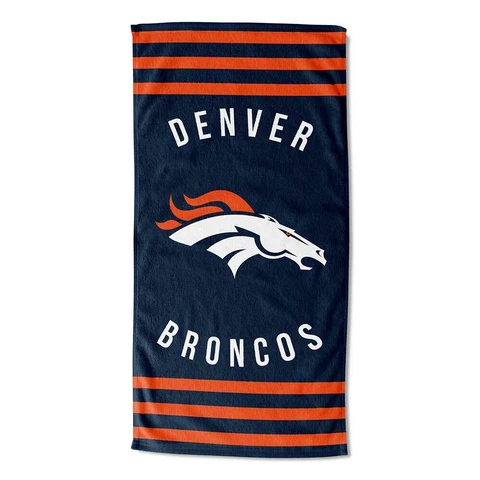 NEW NFL Denver Broncos Beach Towel Large Size 30"x60" - Official Licensed Cover