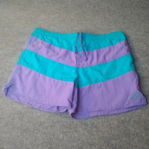Vintage Express Surf Swim Trunks Men Large Purple Teal - Picture 1 of 10