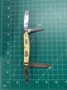 VINTAGE BOKER MADE IN USA GREAT AMERICAN STORYTELLER DELRIN CONGRESS KNIFE 19183 - Picture 1 of 11
