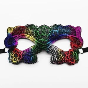 Venetian Filigree Masquerade Ball Mask Creepy Scary Party Fancy Dress Halloween - Picture 1 of 19