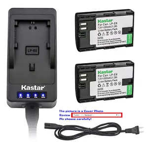 Kastar Battery Super Fast Charger for Z CAM E2C Professional 4K Cinema Camera - Picture 1 of 9