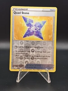 Quad Stone 163/195 Sword & Shield - Silver Tempest Reverse Holo Playable Mint  - Picture 1 of 2
