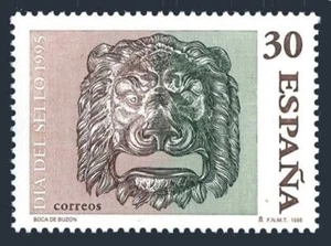 Spain 2806, MNH. Michel 3204. Stamp Day 1995. Bronze Lion's head. - Picture 1 of 1