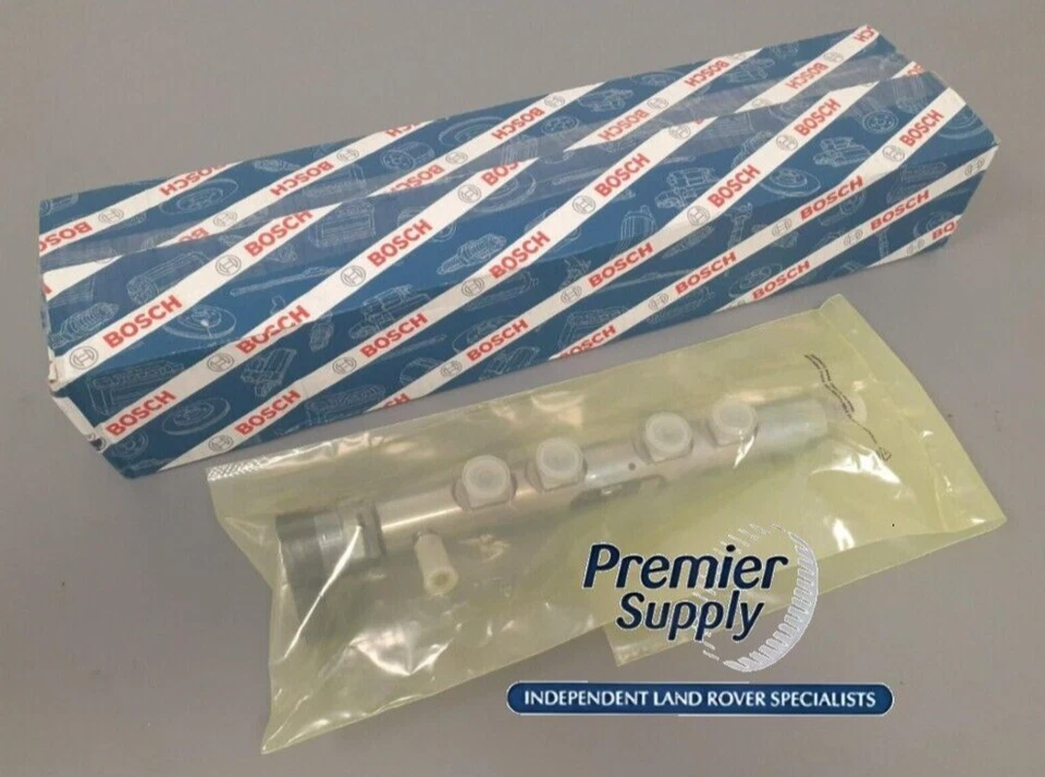 BOSCH FUEL RAIL MANIFOLD & SENSOR LAND ROVER RANGE ROVER 3.0 TDV6 LEFT LR040877 - Image 1 of 1