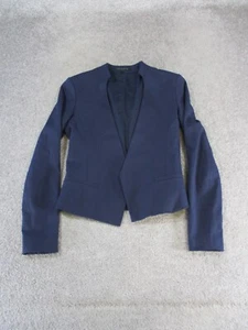 Theory Blazer Womens 0 Blue Open Front Vivetie Elite Sports Coat * - Picture 1 of 10