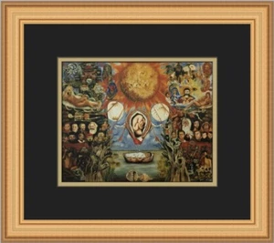 Frida Kahlo Nucleus of Creation Custom Framed Print - Picture 1 of 2