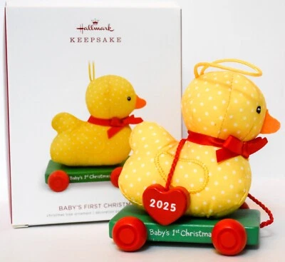Hallmark 婴儿的第一个圣诞节 - Ducky - 纪念品 2025 限量版 — 第 1/4 张图片