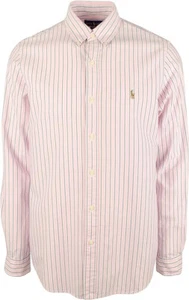 $98 Ralph Lauren Men's Classic Fit Button Down Oxford Cotton Shirt, Rose, S - Picture 1 of 6