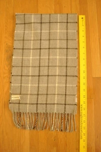 Calvin Klein Gray / Black Scarf Men's Size 66" x 12" - Picture 1 of 8